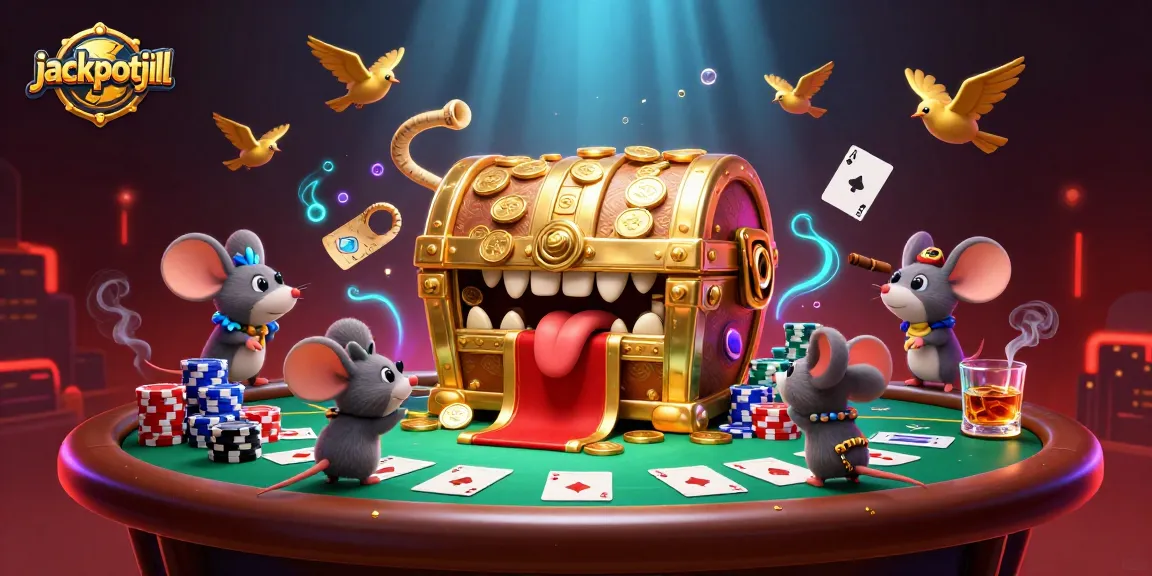 jackpotjill captivates players with a dynamic poker scene filled with golden treasures and unique characters.