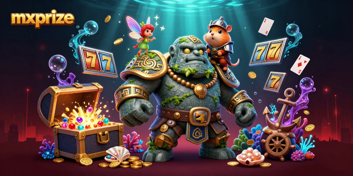 Experience thrilling games at mxprize with a vibrant, action-packed casino scene showcasing fun elements.