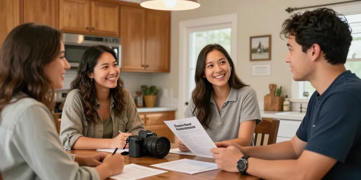 We buy houses Johnson City TN - Trusted local service provider reviewing property details with homeowners.