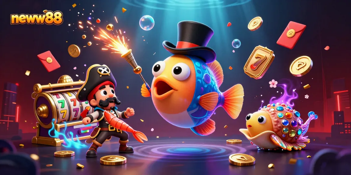 Experience slots excitement at neww88 with vibrant characters and dynamic gaming elements!