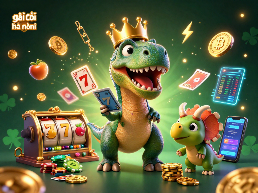 Engage in thrilling gambling with gái gọi hà nội showcasing vibrant casino elements and animated characters in action.