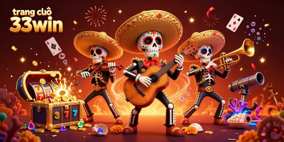 Experience the excitement at trang chủ 33win with a vibrant mariachi scene filled with casino elements.