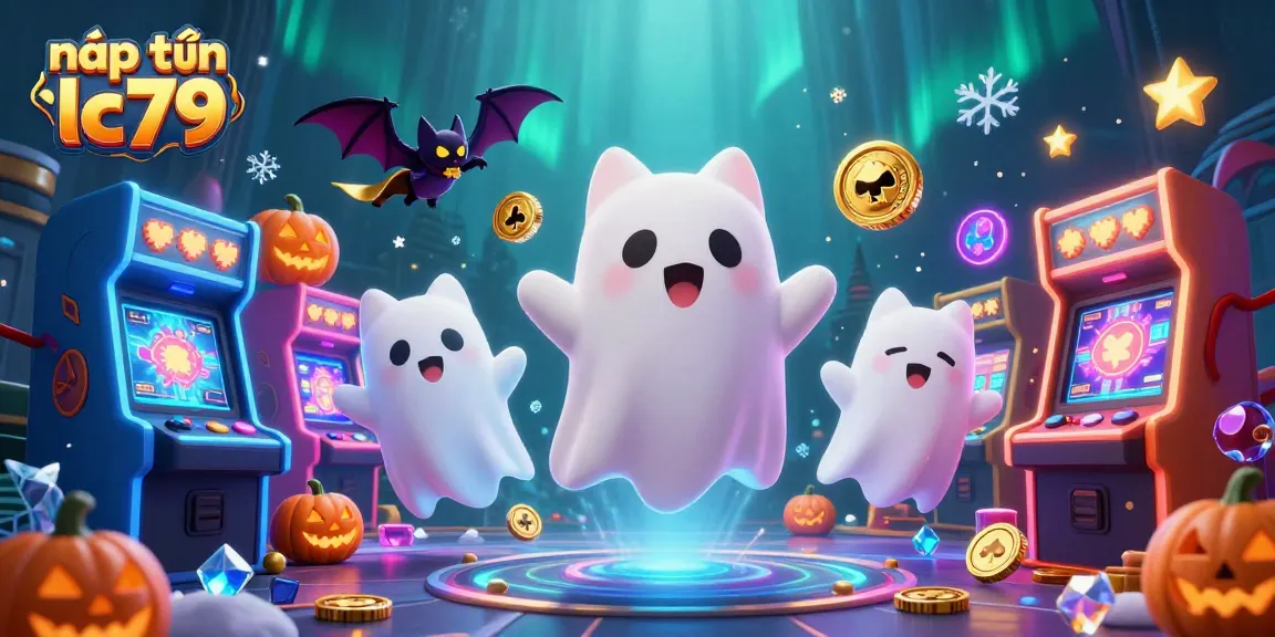 Nhận thưởng hấp dẫn khi nạp tiền lc79 với hình ảnh 3D vui nhộn từ casino ma quái.