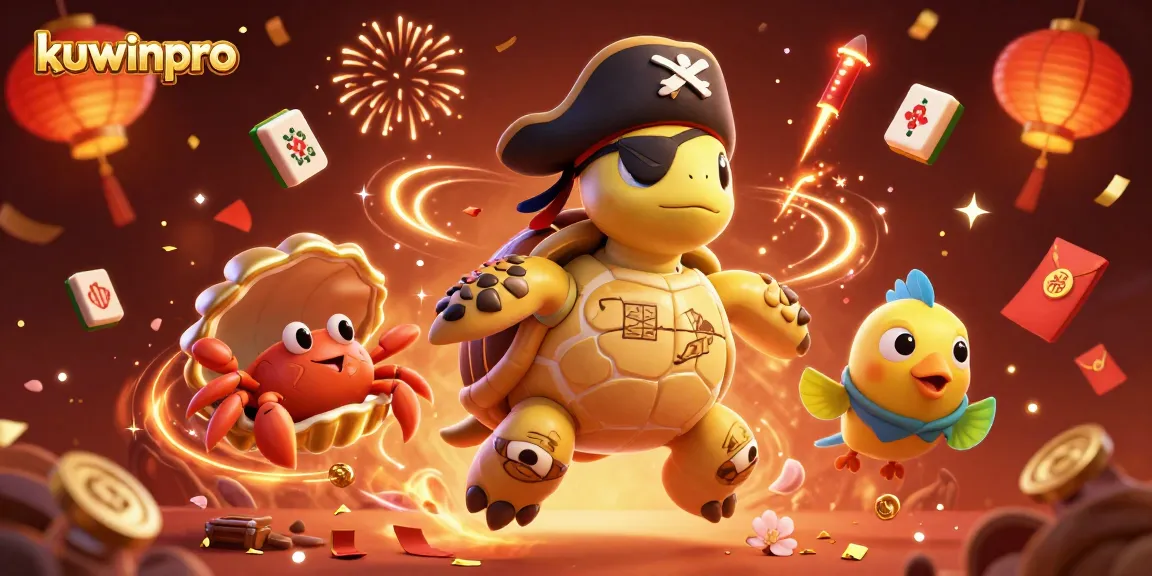 Join the adventure with kuwinpro's unique casino experience as vibrant colors and fireworks celebrate gambling.