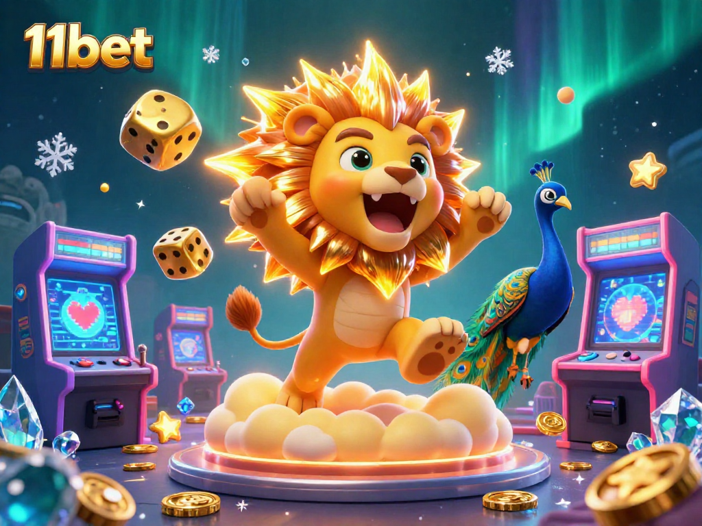 Join the thrilling adventure at 11bet, featuring vibrant 3D elements and dynamic casino action.