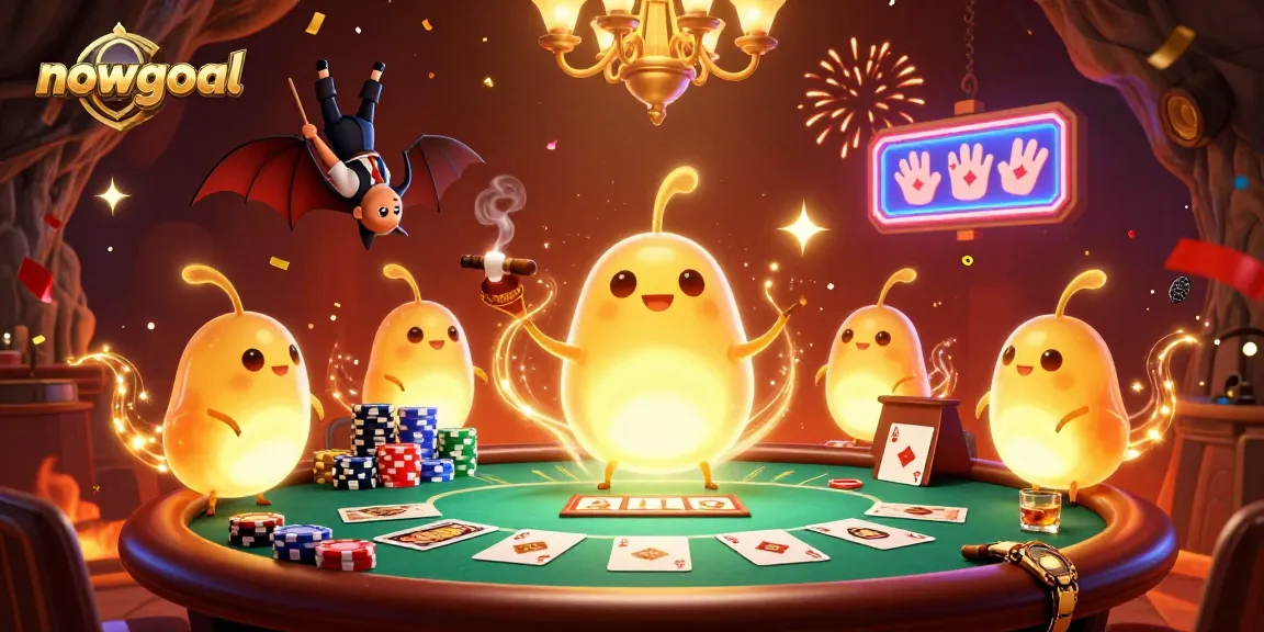 Engage with nowgoal's exciting visuals: glowworms illuminate a vibrant cave casino scene.