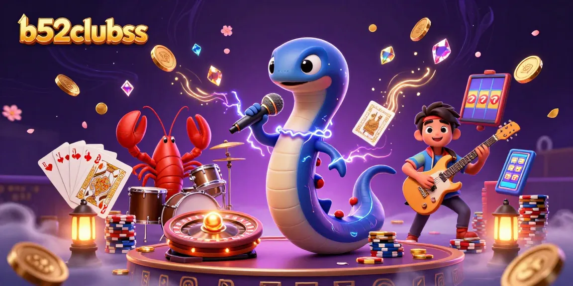 Engage in thrilling wins at b52clubss with a lively underwater DJ performance featuring casino games.