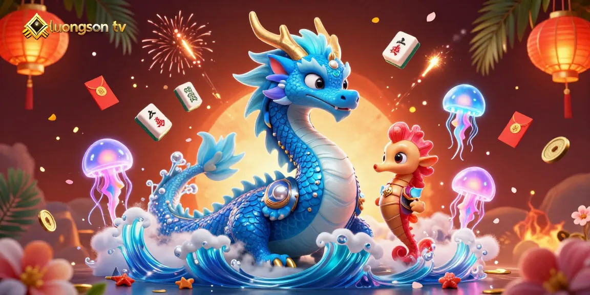 Engage in thrilling gameplay with luongson tv showcasing a vibrant scene of fantasy elements in a casino setting.