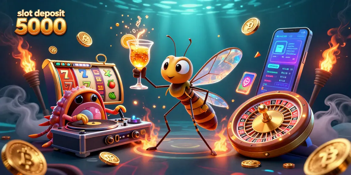 Permainan slot deposit 5000 yang menarik dengan simbol buah dan putaran jackpot yang cerah.