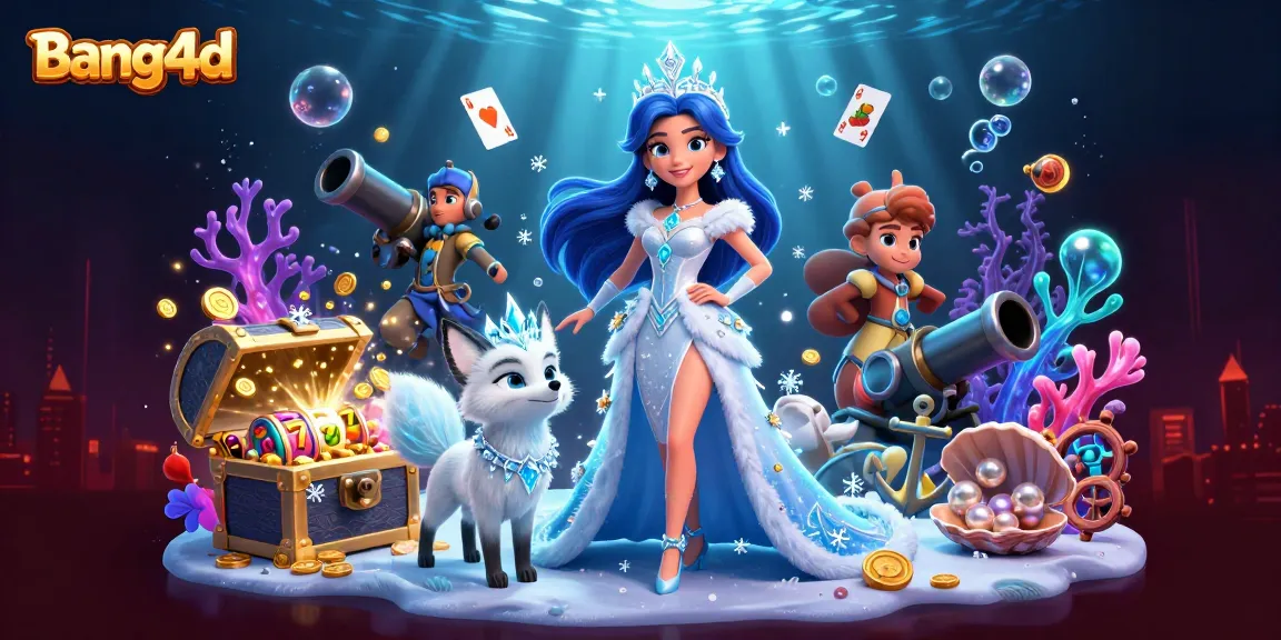 Engage in thrilling gameplay at bang4d while exploring vibrant elements like gold coins and slot reels.