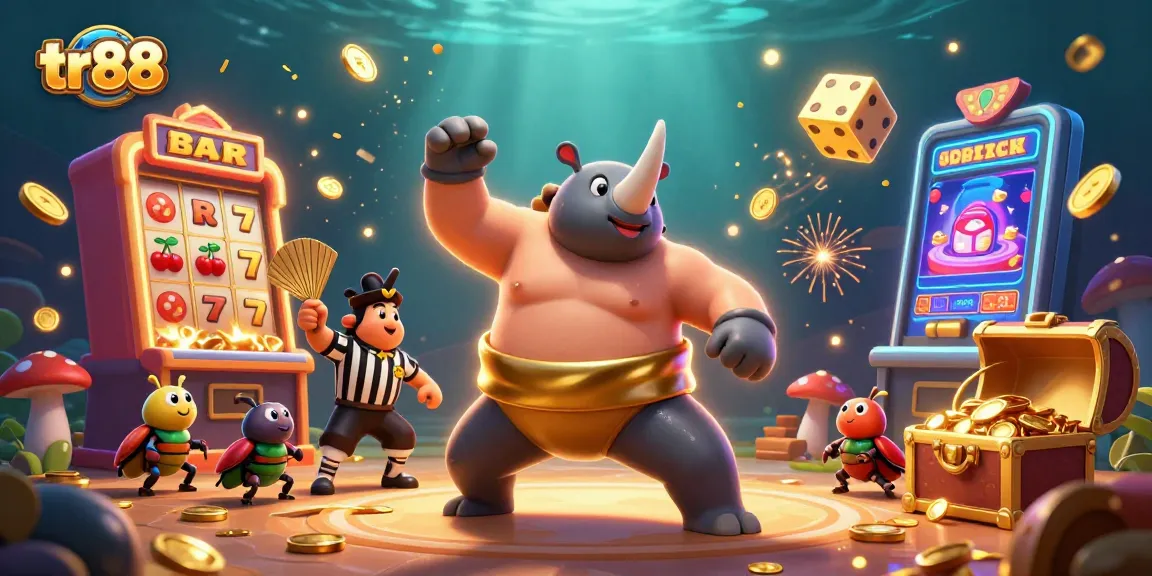 Experience tr88's vibrant casino atmosphere with a beetle champion and explosive jackpot.