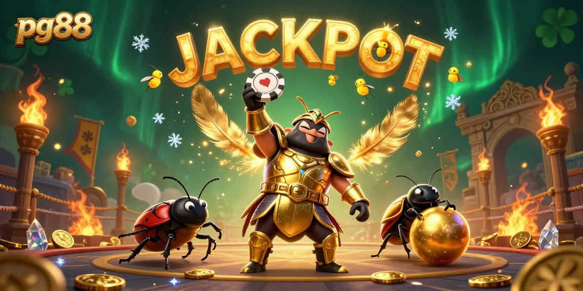 Experience excitement with pg88's vibrant online gambling scene featuring spectacular characters and elements.