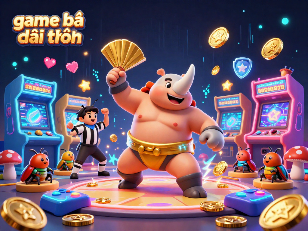 Experience thrilling game bài đổi thưởng with vibrant 3D characters and casino elements igniting the scene.