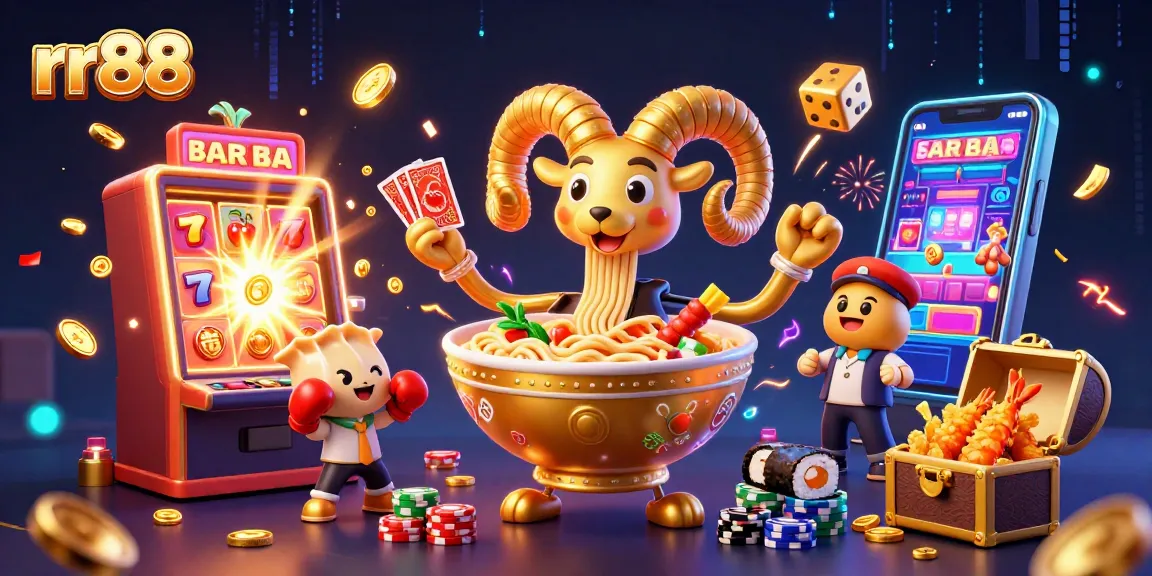 Experience thrilling wins at rr88 with a vibrant casino fantasy scene featuring animated characters.