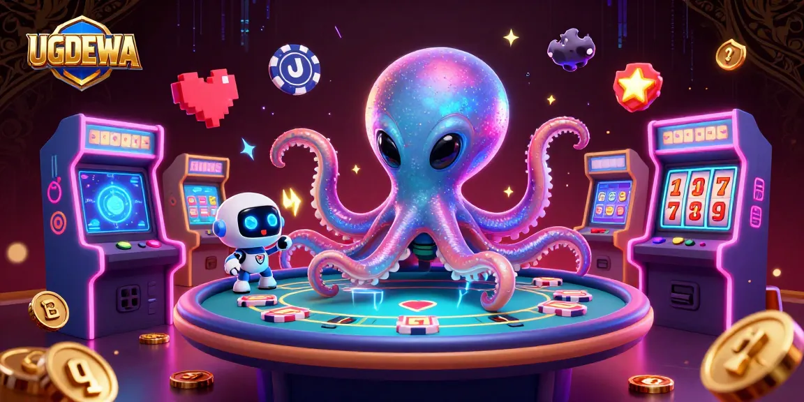 UGDEWA offers immersive slot gameplay with an exciting alien octopus theme, engaging players effectively.
