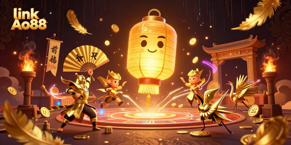 Play and win at link Ao88 with vibrant casino elements and spirits in a dynamic setting.