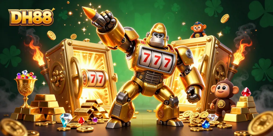 Join the action at DH88 with a dynamic 3D gorilla mech and treasures exploding from a vault.