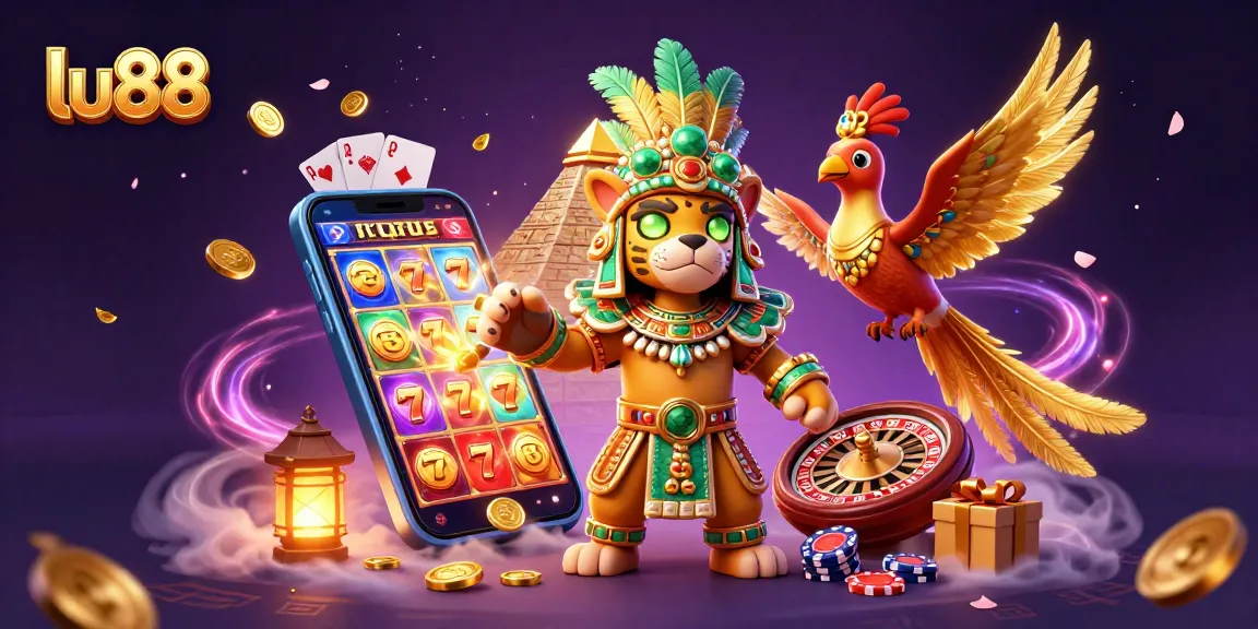 Spin your way to treasure with lu88's vibrant jackpot slot games and mystical Mayan characters.