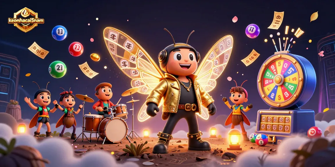 Join the excitement of keonhacai5nam with a vibrant lottery scene full of action and fun.