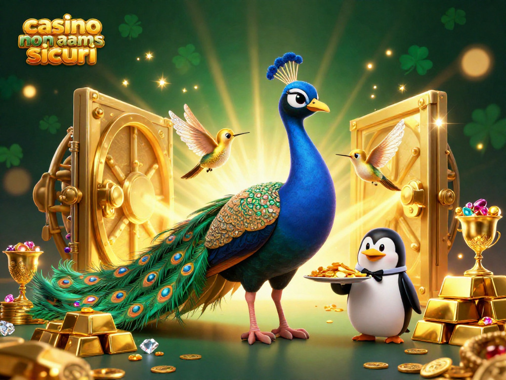 Gioca nei casino non aams sicuri e vinci premi scintillanti con la nostra illustrazione animata.