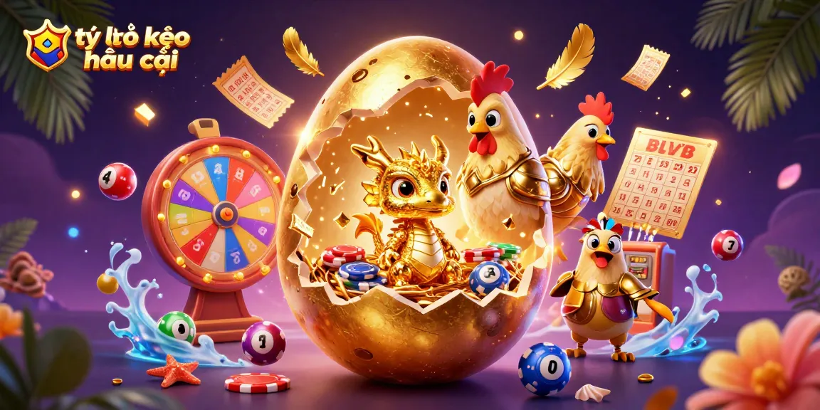 Engage with tỷ lệ kèo nhà cái through this vibrant casino-themed digital illustration showcasing a golden dragon and interactive gaming elements.