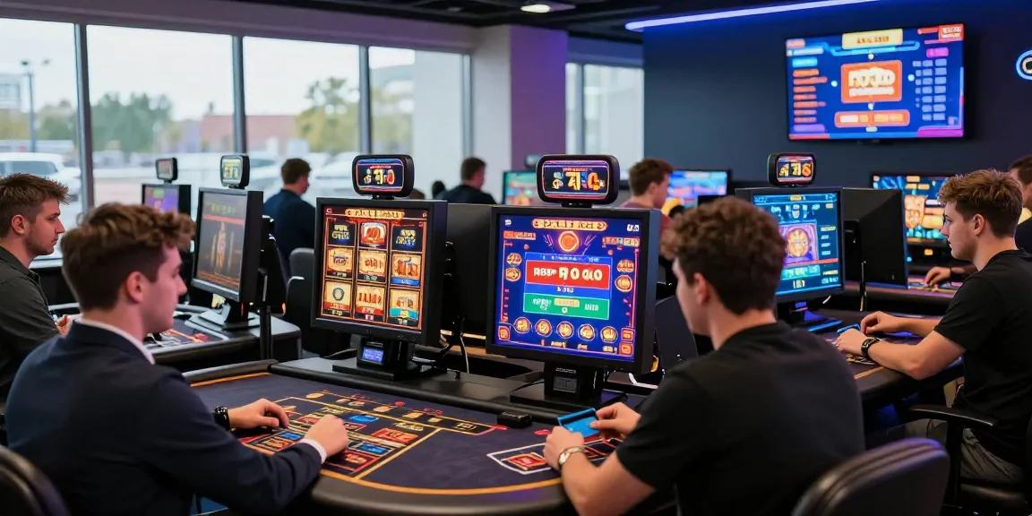Engaging online casino players using credit cards at vibrant gaming tables, highlighting features and excitement at https://jumpspace.org.uk.