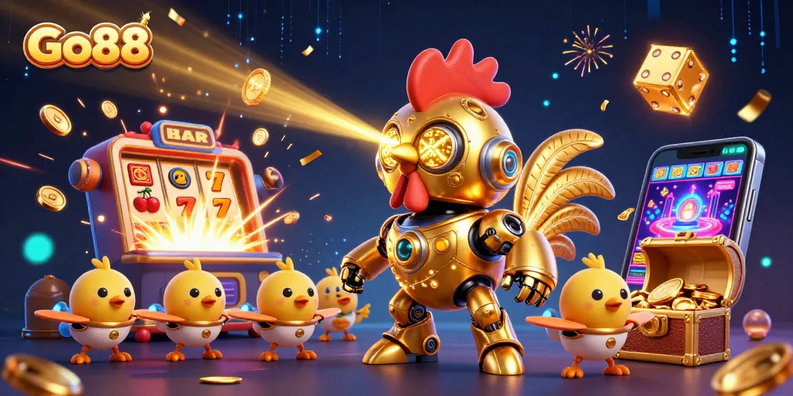 Engage with Go88’s thrilling slot experience featuring vibrant characters and dynamic gaming elements.