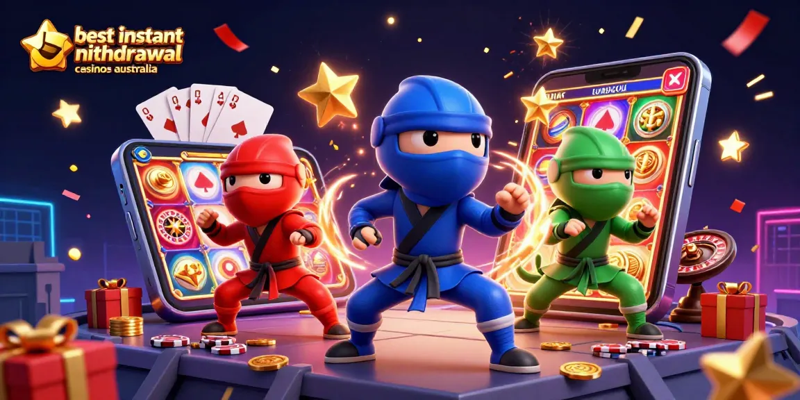 Engage with the best instant withdrawal casinos Australia through exciting 3D scenes of chameleons in action.