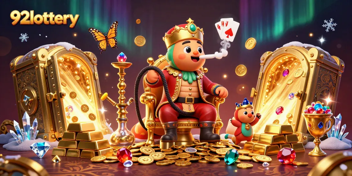 Engage with 92lottery's vibrant gaming experience featuring dynamic symbols and treasures.