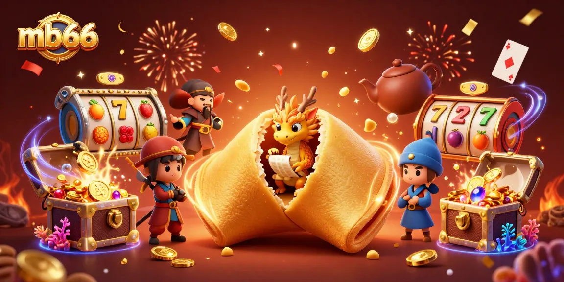 Experience thrilling wins with mb66 in this vibrant 3D illustration showcasing dynamic casino elements.