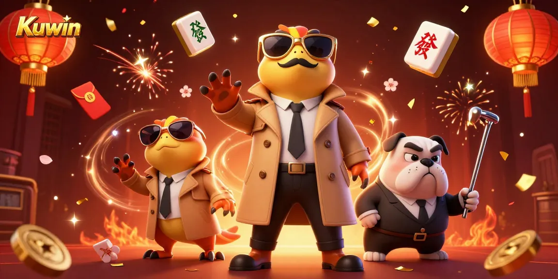 Engage with Kuwin for thrilling casino adventures featuring three cartoon raptors in disguise.