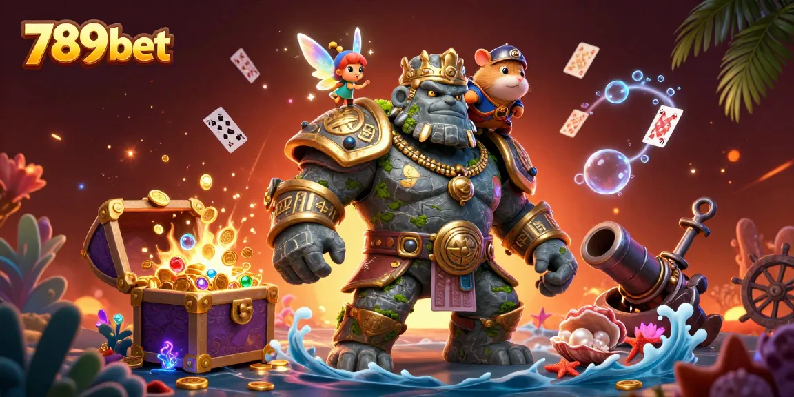 Experience immersive gaming with 789bet's vibrant underwater treasure scene featuring dynamic characters.