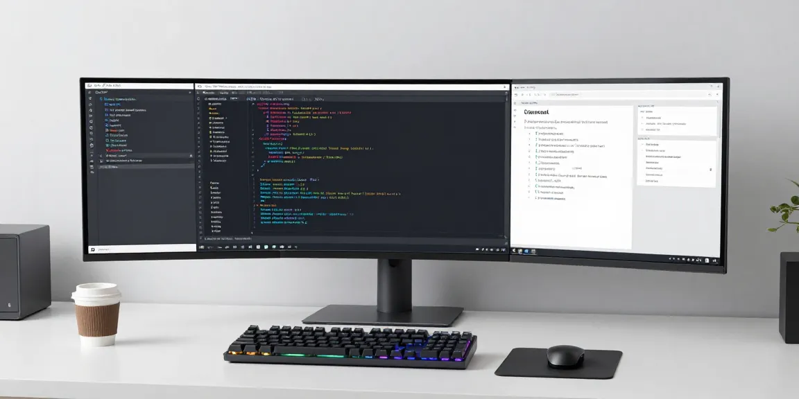 GO8 com: Advanced software development workspace with coding setup for digital platform enhancement.