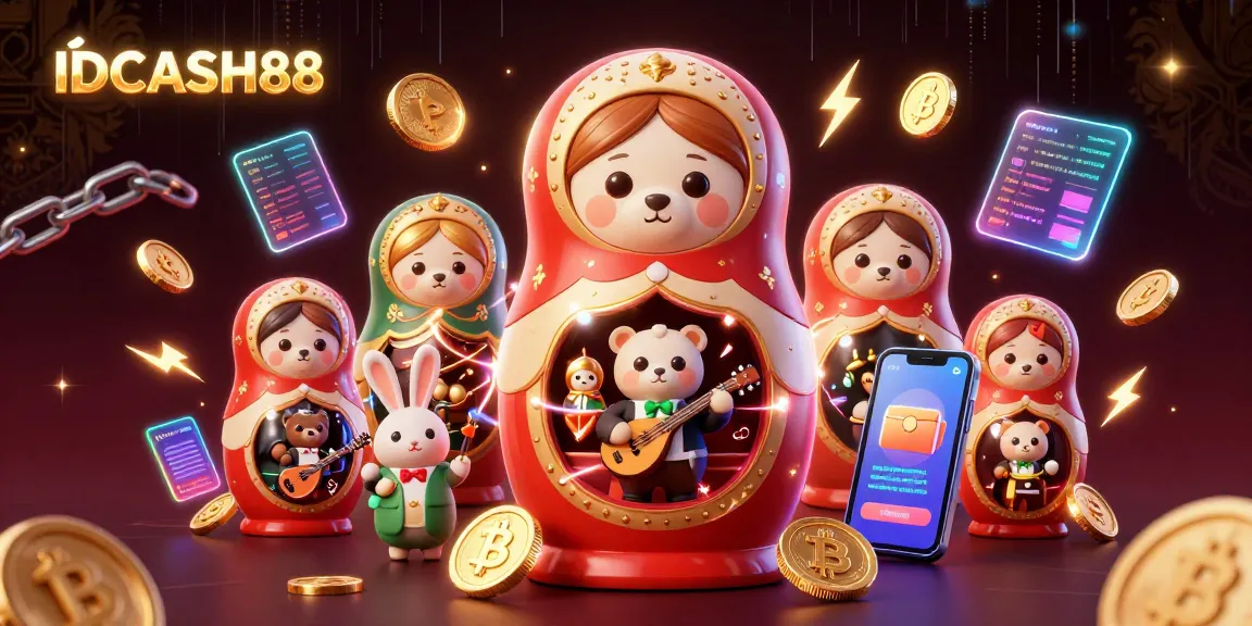 Experience gaming thrills with IDCASH88 using vibrant 3D characters and crypto elements for excitement.