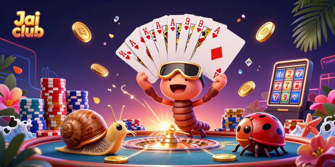 Experience thrilling action at Jai club with dealers, vibrant cards, and casino excitement.