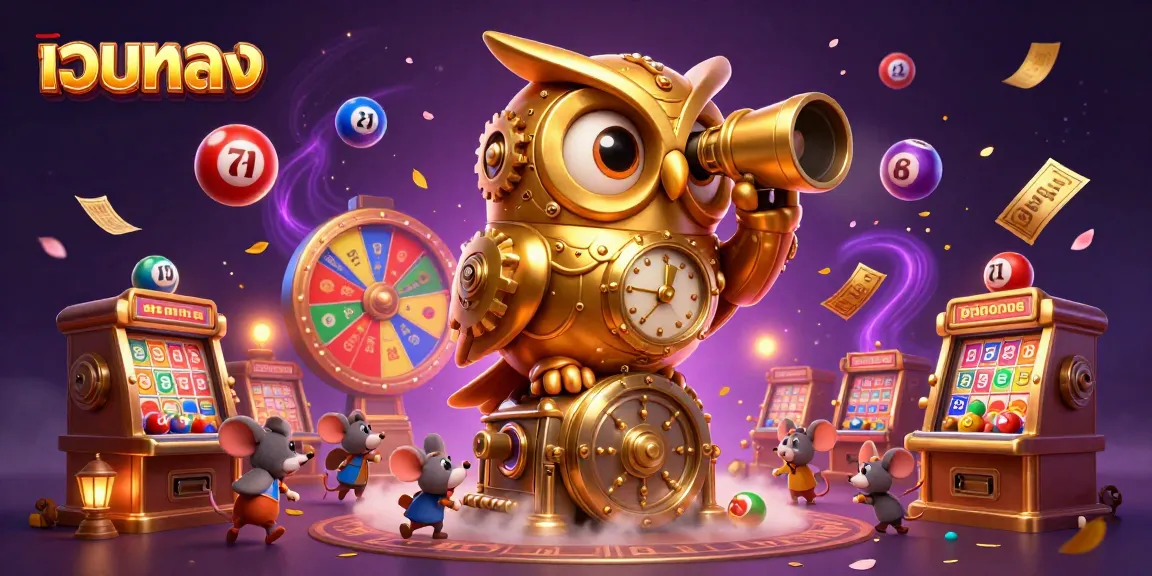 Experience thrilling gaming action with เว็บตรง slot machines surrounded by colorful gambling elements.