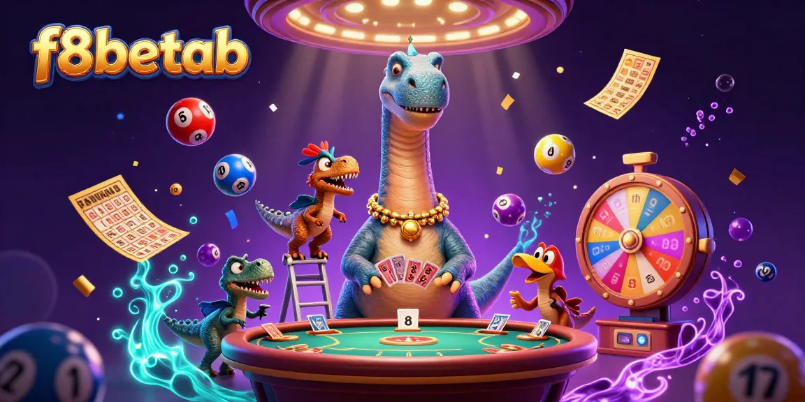 Engage with dynamic gaming action featuring f8betab's vibrant casino illustration.